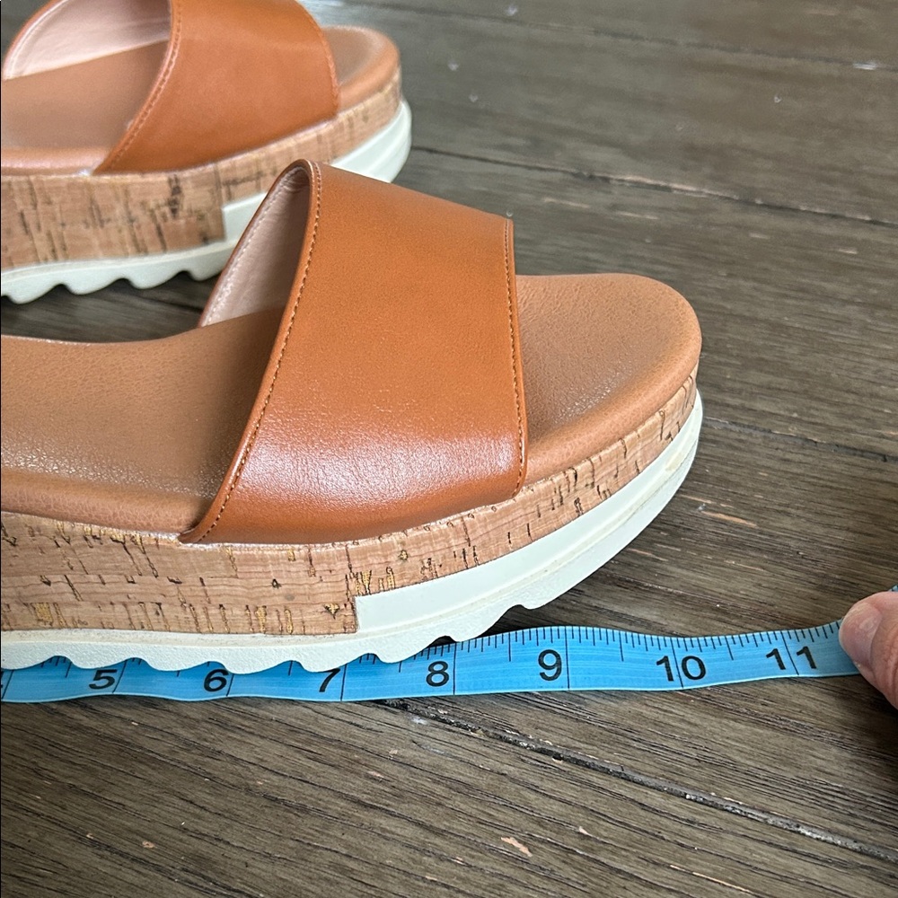 Brown Platform Sandals DreamPairs Size 11 - Picture 6 of 10